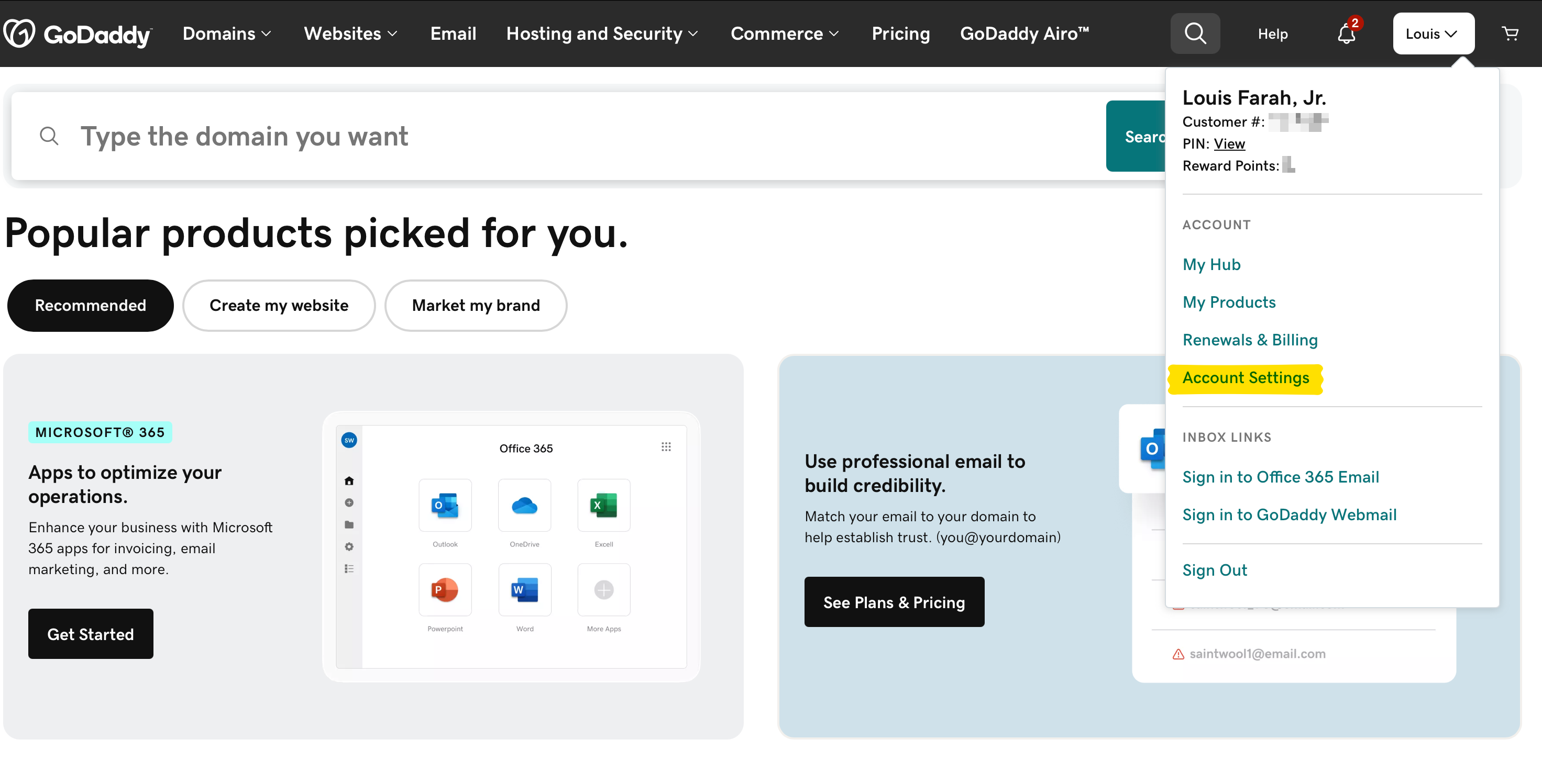 Adding delegate access to your GoDaddy account - Backhouse Media